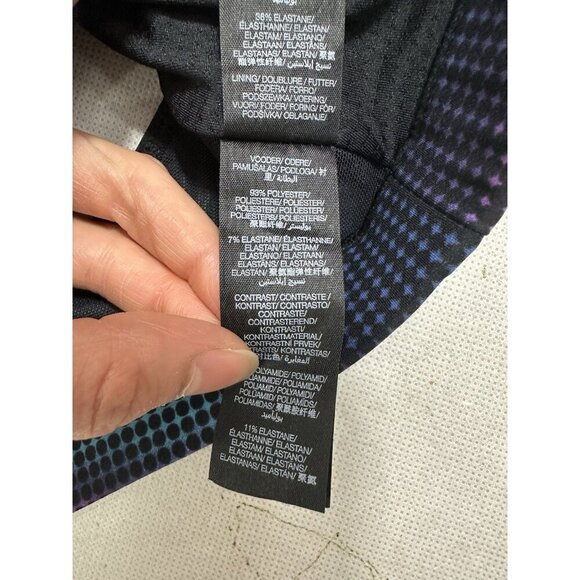 Sweaty Betty Women's Power Medium Support Sports Bra In Black Gradient Dot 2XL - Picture 4 of 6